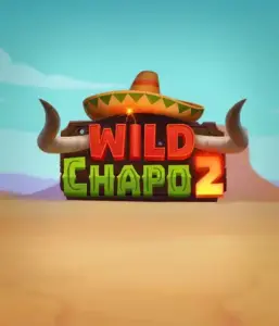 Step into the vibrant Mexican desert with Wild Chapo 2 slot by Relax Gaming, featuring a whimsical bull wearing a sombrero amid a serene desert backdrop. This image conveys the excitement and culture of the game, ideal for those who love culturally inspired slots, delivering a captivating play experience.