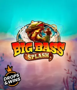 Dive into the exciting adventure of the Big Bass Splash game by Pragmatic Play, featuring a dynamic fish leaping out of water. This image captures the essence of fishing with bold graphics and lively typography. Ideal for fishing enthusiasts, offering a captivating gaming experience. 